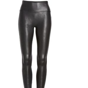 Spanx Faux Leather Leggings (Petite)